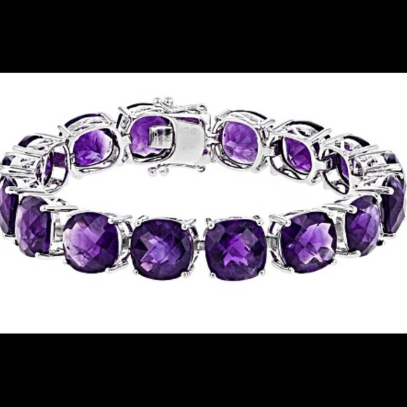 AFRICAN AMETHYST BRACELET - Picture 3 of 12